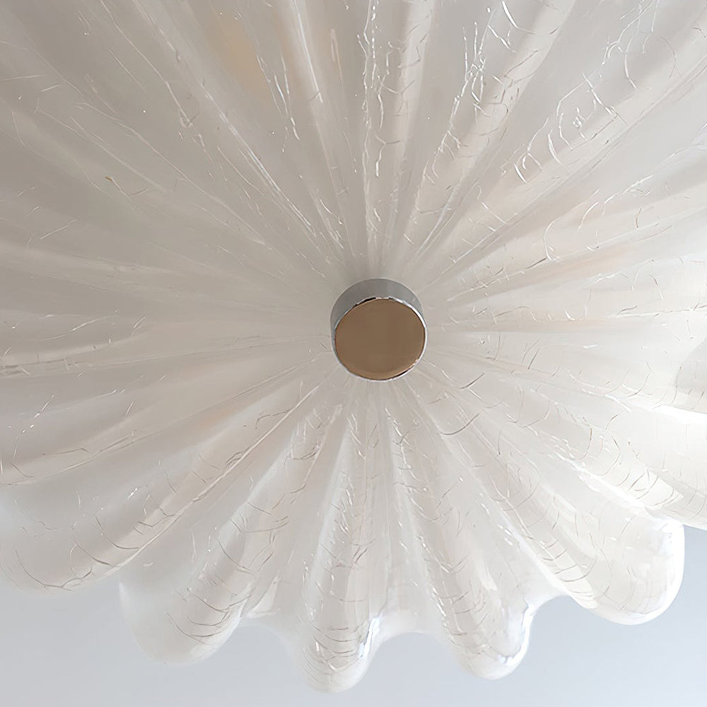 Elegant White Glass Ceiling Lamp | Lighting | glass/iron | Premium Lighting Solution