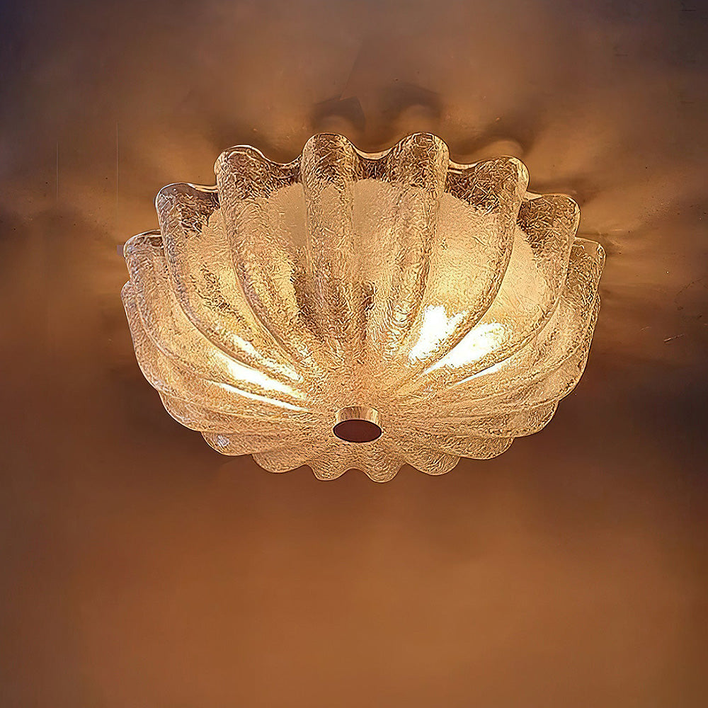 Elegant White Glass Ceiling Lamp | Lighting | glass/iron | Premium Lighting Solution