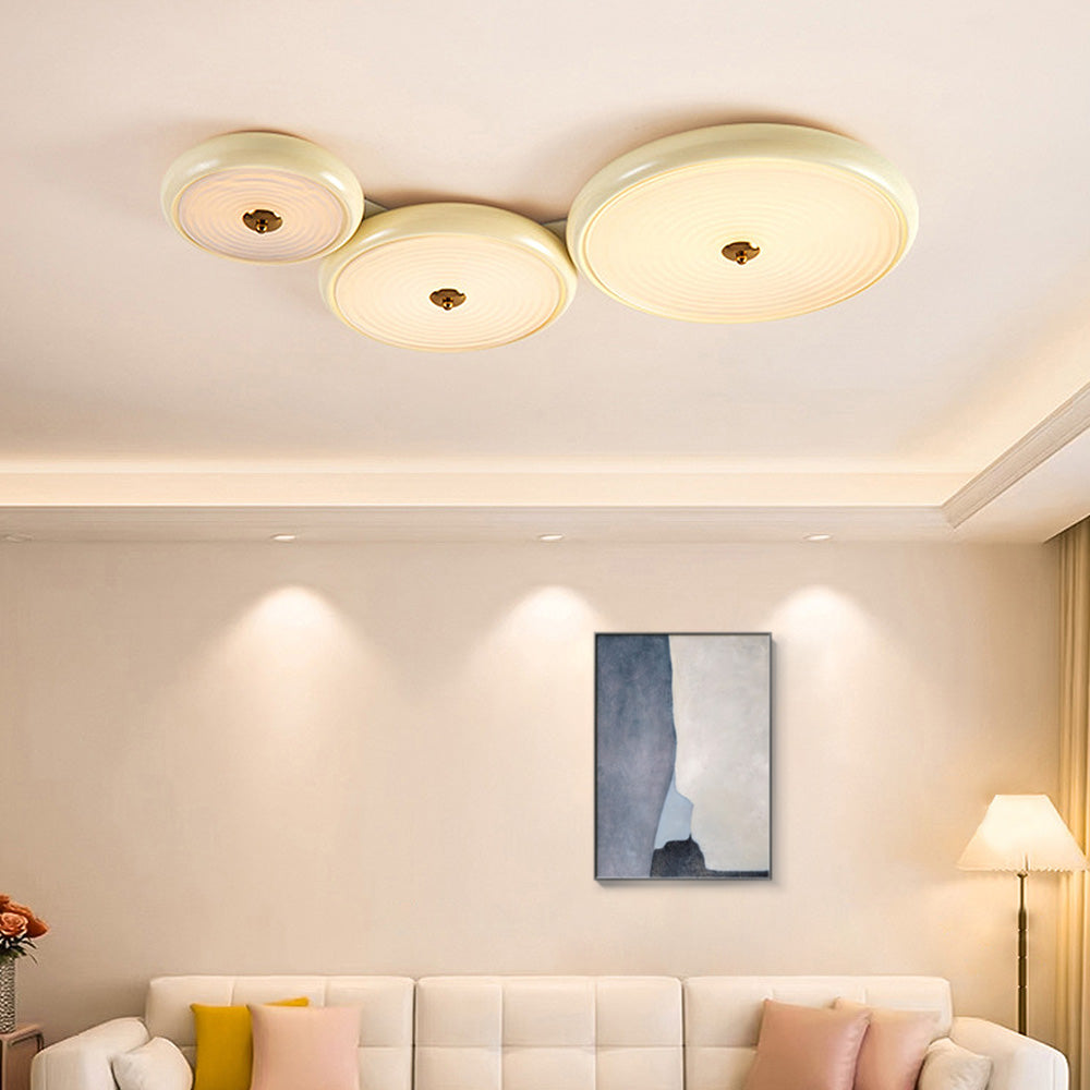 Modern Round Ceiling Lamp | Lighting | LED | glass/metal | 110V-120V | Premium Lighting Solution