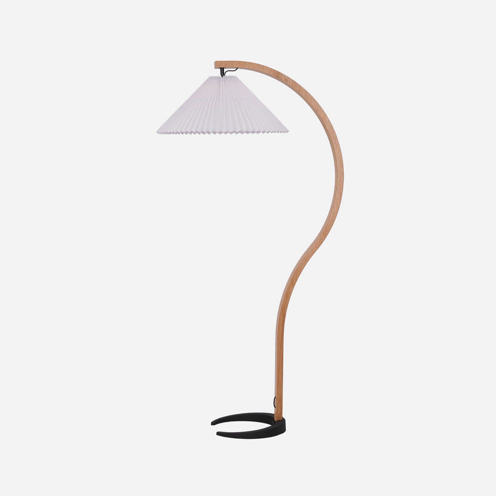 Caprani floor lamp | Floor Lamp | LED | linen/metal/wood | 240v | Stylish Floor Lighting