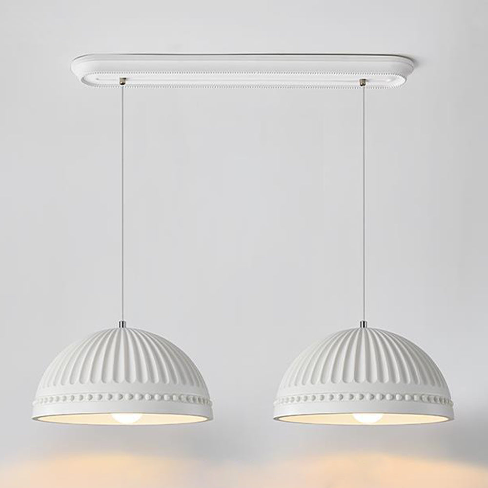 Elegant White Resin Hanging Lamp | Lighting | LED | 110V-120V | Premium Lighting Solution