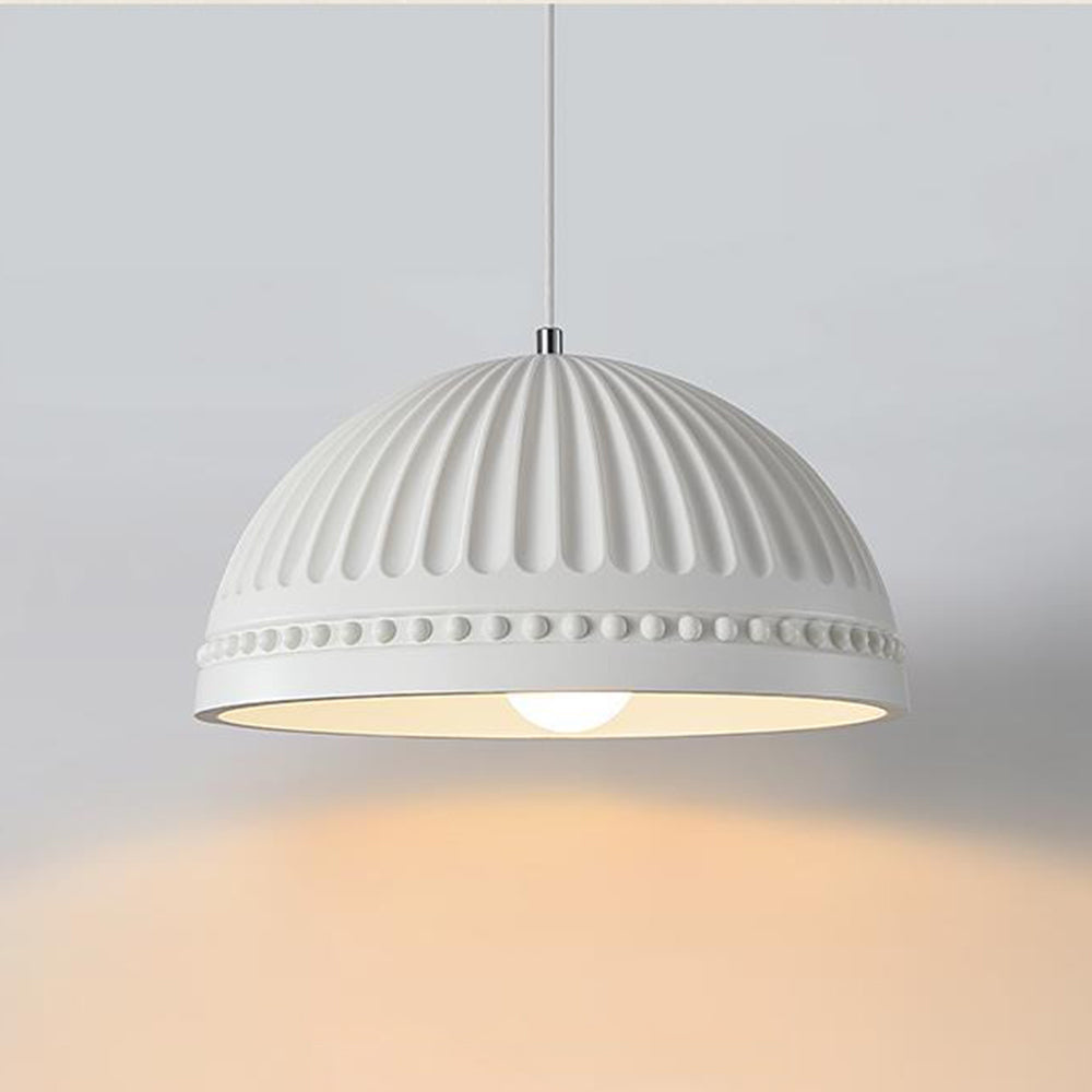 Elegant White Resin Hanging Lamp | Lighting | LED | 110V-120V | Premium Lighting Solution
