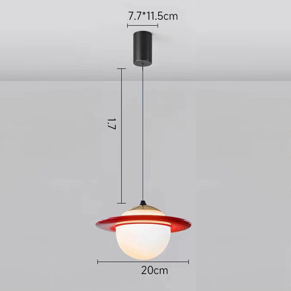 Creative Colorful Planet Glass Hanging | Lighting | LED | glass | 110V-120V | Premium Lighting Solution