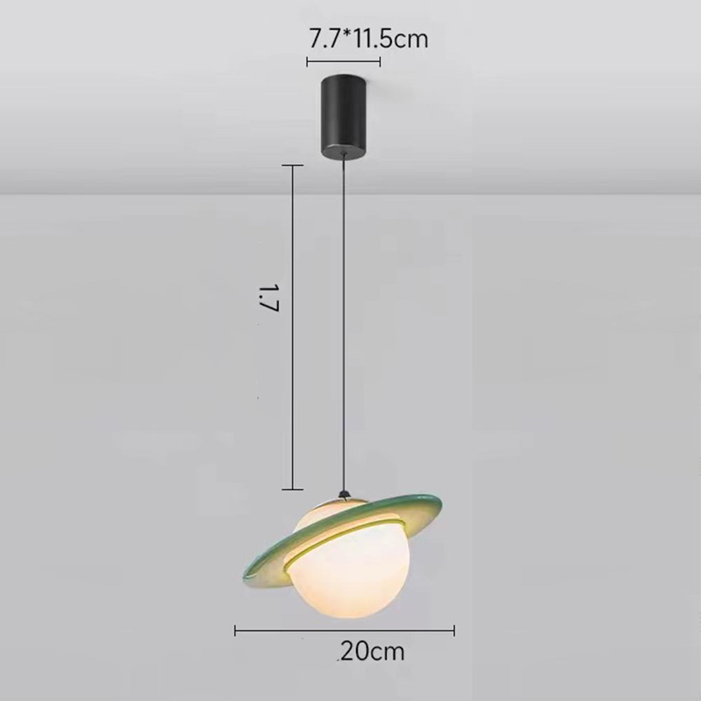 Creative Colorful Planet Glass Hanging | Lighting | LED | glass | 110V-120V | Premium Lighting Solution