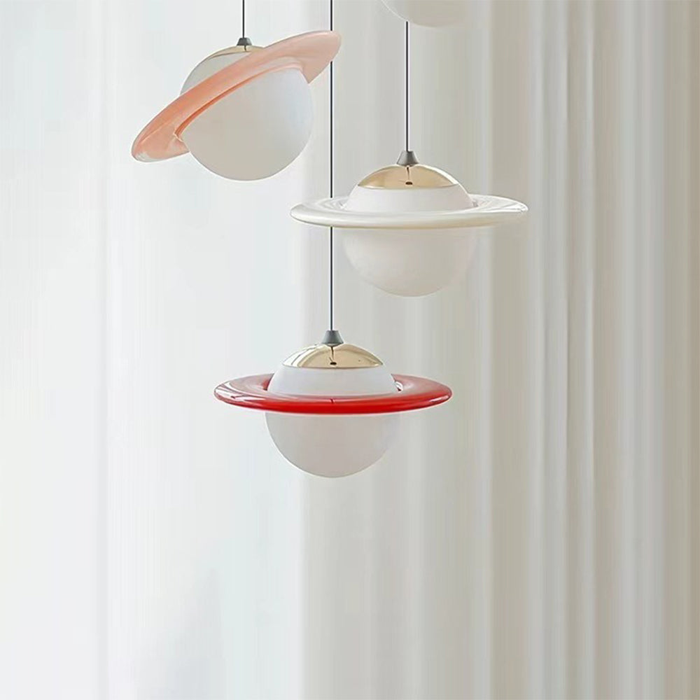 Creative Colorful Planet Glass Hanging | Lighting | LED | glass | 110V-120V | Premium Lighting Solution