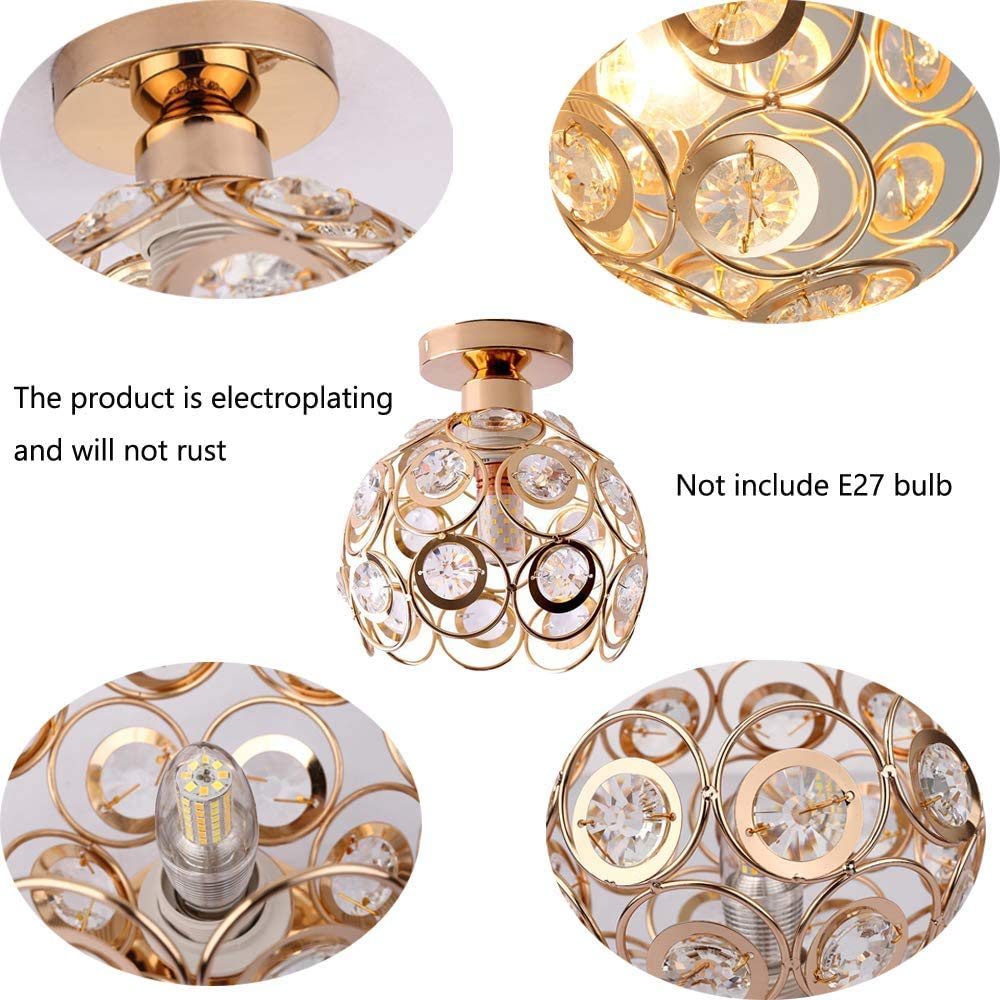 Luxury Crystal Ceiling Lamp Hall | Lighting | LED | glass | 110V-120V | Premium Lighting Solution