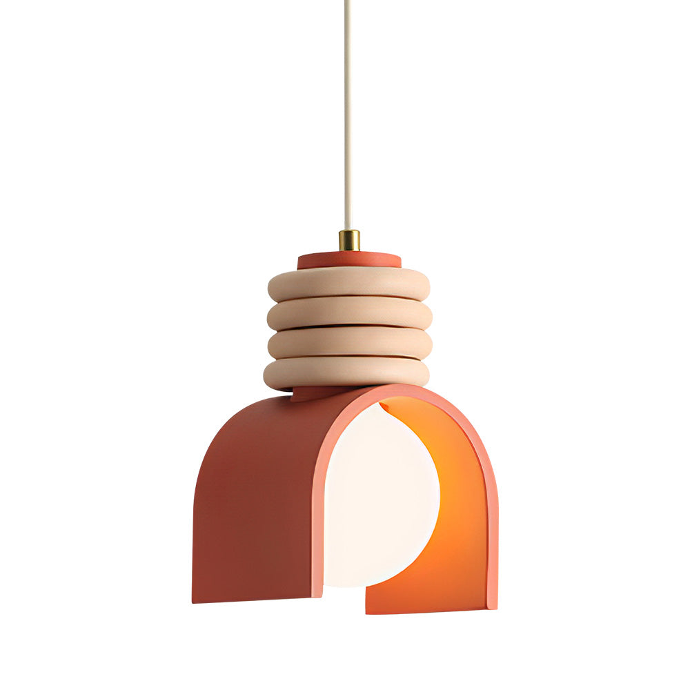 French Style Cream Resin Pendant | Lighting | 110V-120V | Premium Lighting Solution