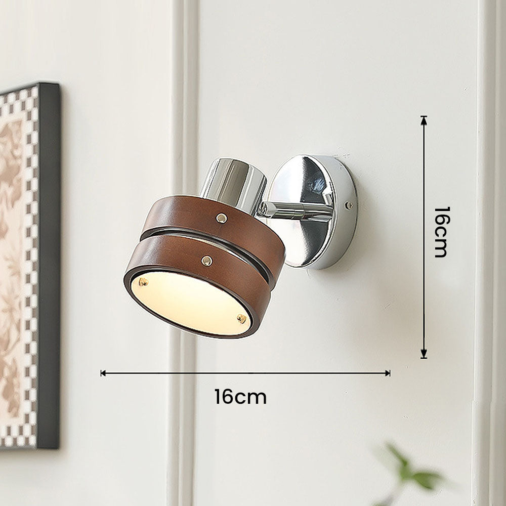 French Style Brown Mini Wall | Wall Lamp | glass | 40W | 110V - 120V | Elegant Wall Illumination