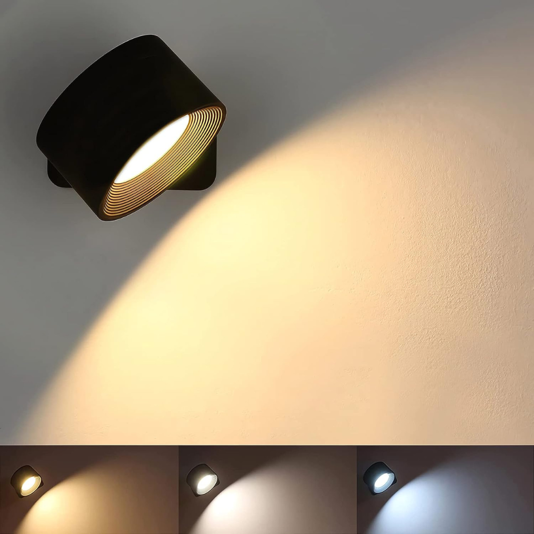 FlexiBeam Wireless rechargeable 360° wall | Wall Lamp | Led | Elegant Wall Illumination