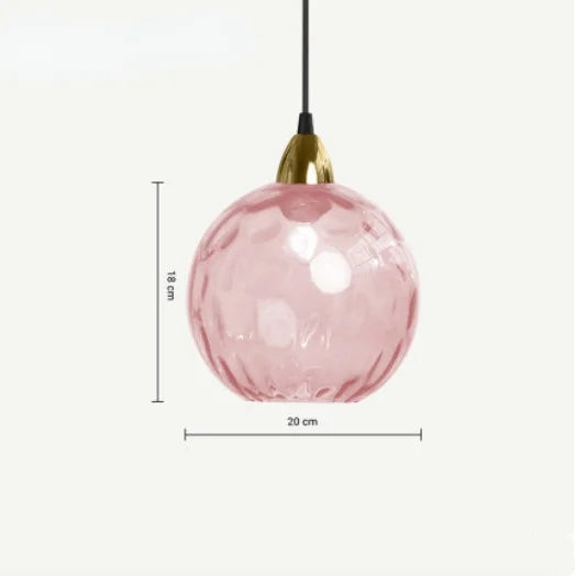 HelderBol Glass Ball Hanging Lamp | Lighting | cool white | glass/iron/metal | Premium Lighting Solution