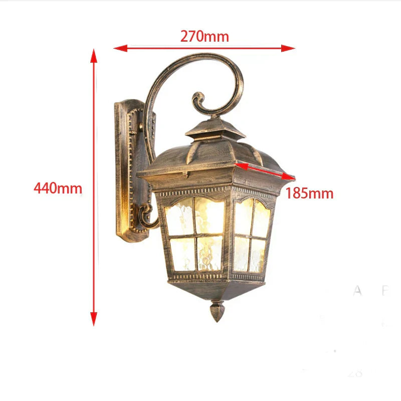LuminoirOutdoor Weatherproof Outdoor Wall Lamp | Wall Lamp | 15W | 265V | Elegant Wall Illumination
