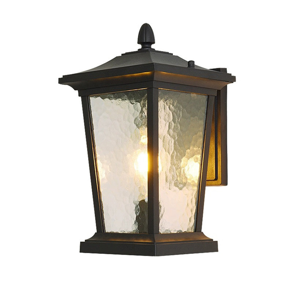 Farmhouse Waterproof Glass Shade Outdoor | Wall Lamp | glass | 110V - 120V | Elegant Wall Illumination