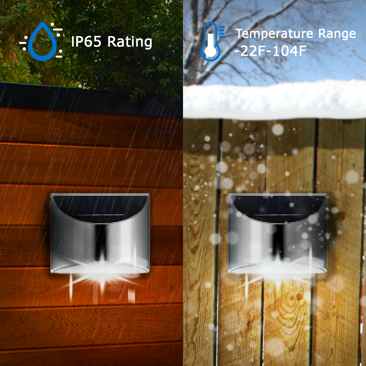 EcoSteel Waterproof Solar Outdoor Wall | Wall Lamp | Led | steel | Elegant Wall Illumination