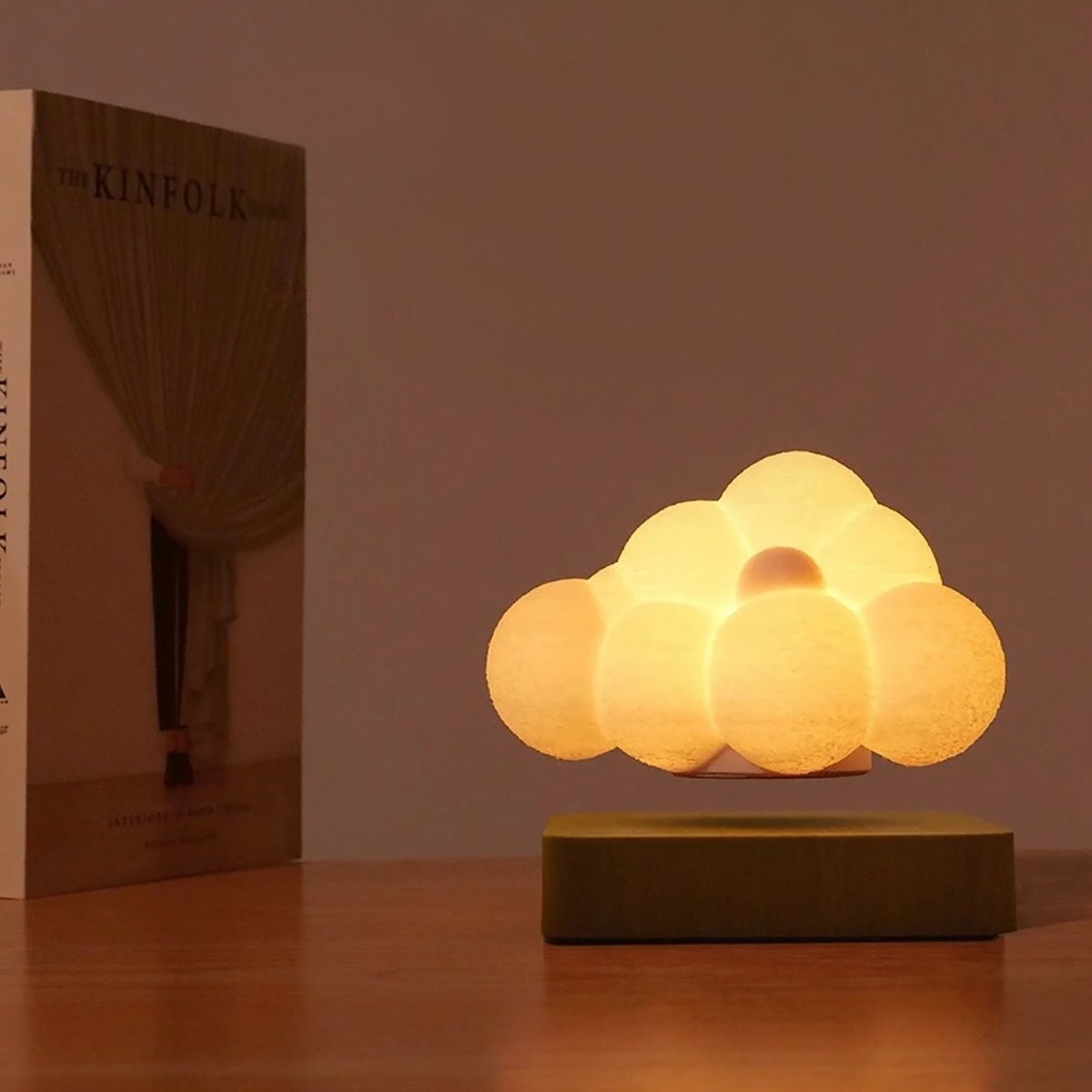 Nebuvia Floating Cloud Lamp | Table Lamp | LED | wood/ABS | 15W | Sleek Table Accent