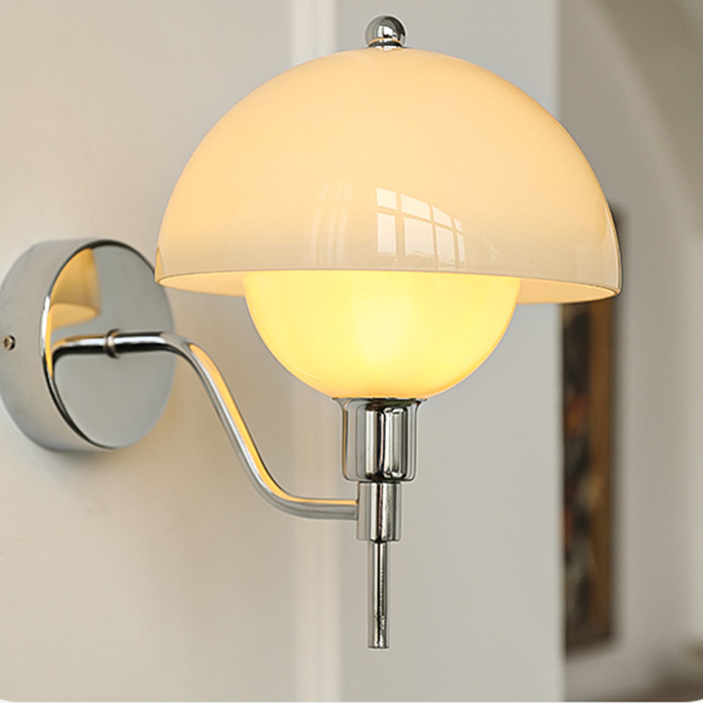 French Mushroom Glass Wall Lamp | Wall Lamp | glass | 110V - 120V | Elegant Wall Illumination