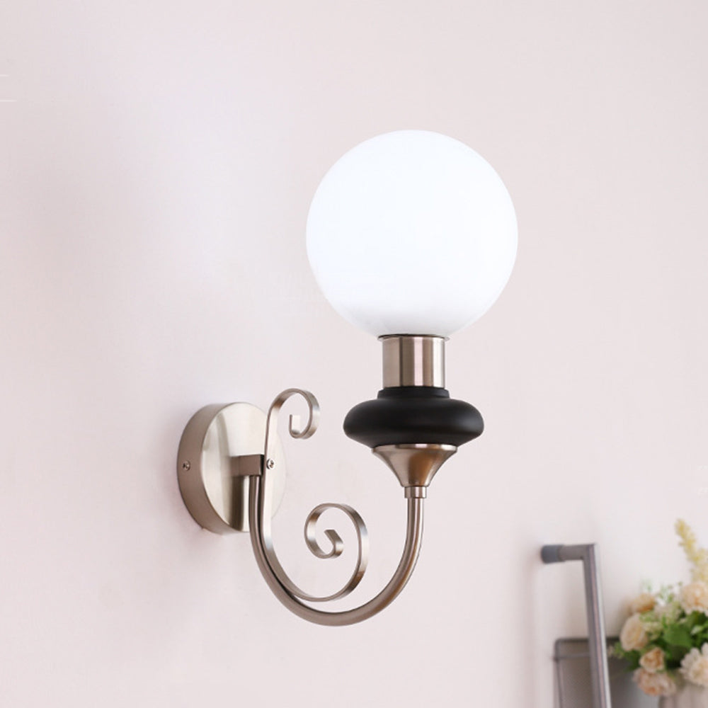 French Retro Glass 1-Light Wall | Wall Lamp | glass | 110V - 120V | Elegant Wall Illumination