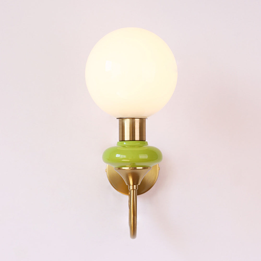 French Retro Glass 1-Light Wall | Wall Lamp | glass | 110V - 120V | Elegant Wall Illumination