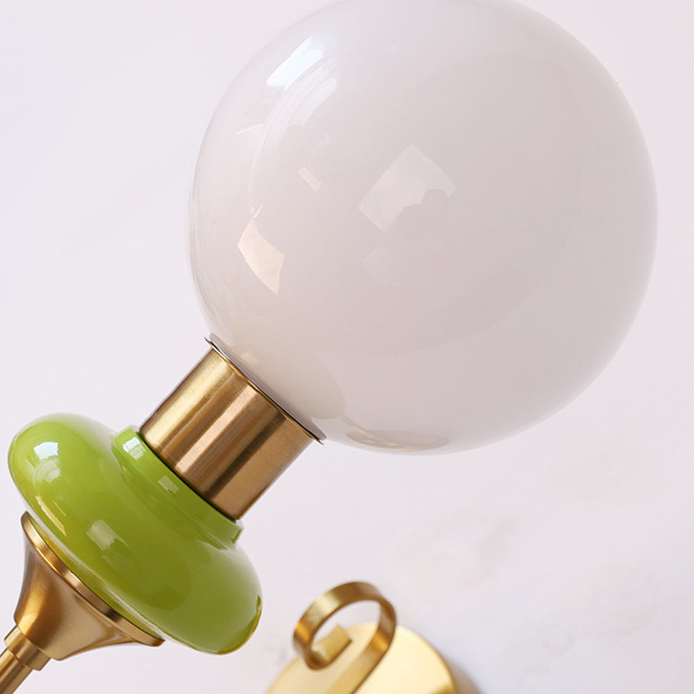 French Retro Glass 1-Light Wall | Wall Lamp | glass | 110V - 120V | Elegant Wall Illumination