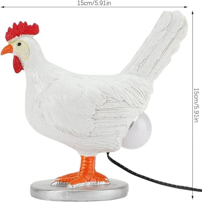 Chicken Lamp Table Lamp Funny | Table Lamp | LED | 7V | Sleek Table Accent