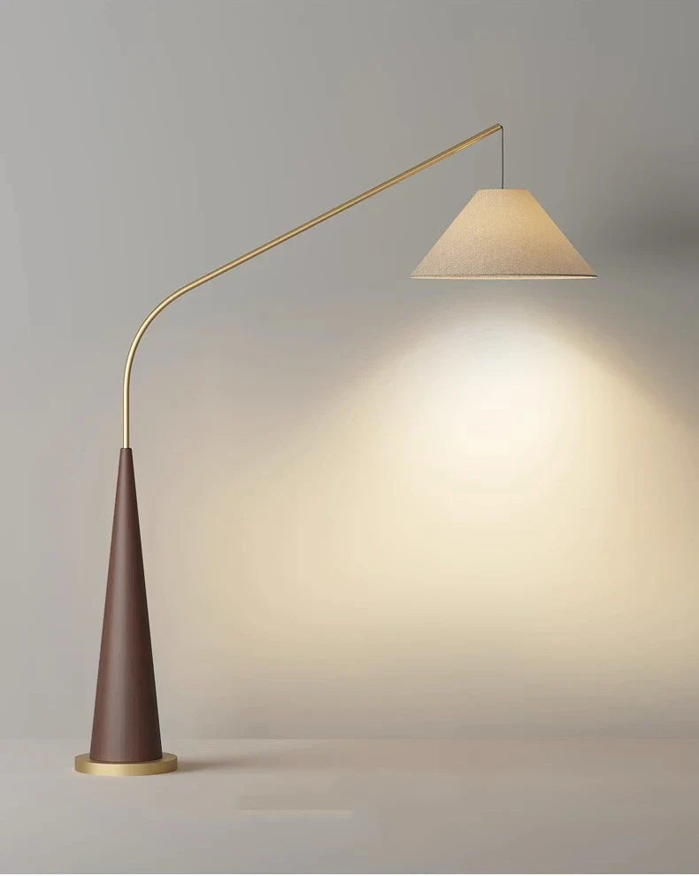 Gibson Fishing floor lamp | Floor Lamp | linen/metal | 240v | Stylish Floor Lighting