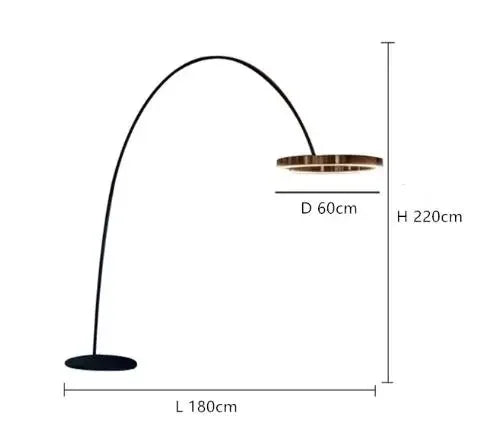 Scandinavian design floor lamp | Floor Lamp | LED | aluminum | 20v/260v | Stylish Floor Lighting