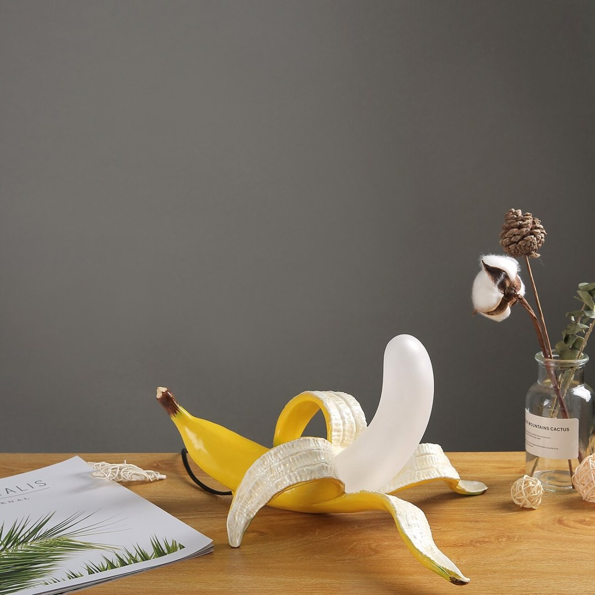 Lumora™ Deco Banana Lamp Unique | Table Lamp | LED | Resin | 90-260V | Sleek Table Accent