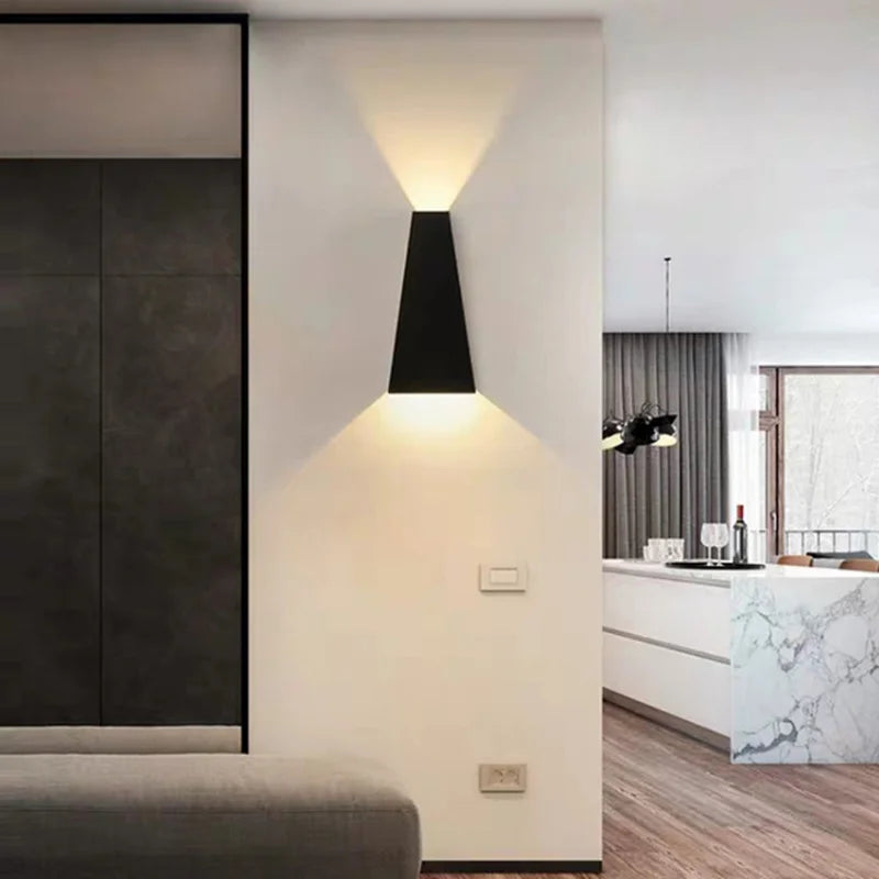 DualGlow Modern Wall Lamp Bedroom | Wall Lamp | Led | Warm White | aluminum | 10W | 90V - 260V | Elegant Wall Illumination