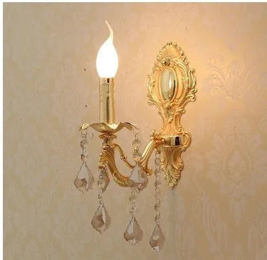 CrystalGlow Crystal Candle Lamp Bedroom | Lighting | aluminum | 110V - 240V | Premium Lighting Solution