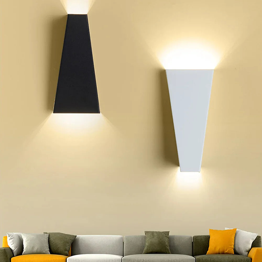 DualGlow Modern Wall Lamp Bedroom | Wall Lamp | Led | Warm White | aluminum | 10W | 90V - 260V | Elegant Wall Illumination