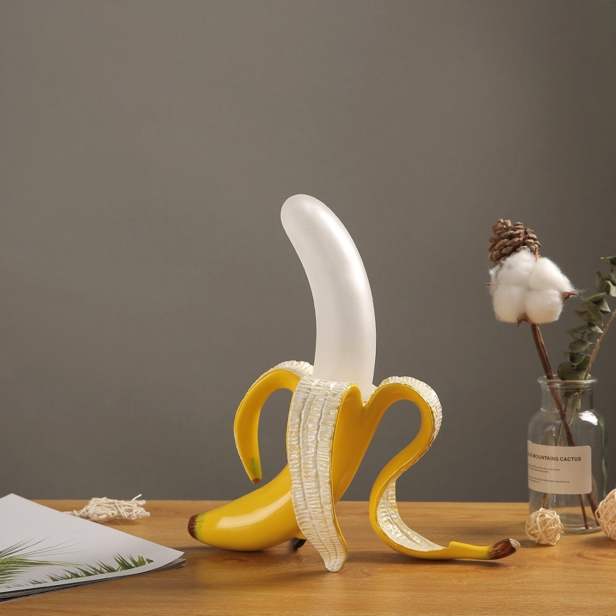 Lumora™ Deco Banana Lamp Unique | Table Lamp | LED | Resin | 90-260V | Sleek Table Accent