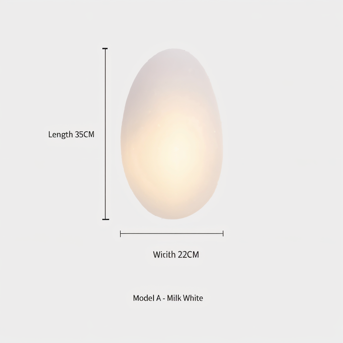 PebbleHue Wall Lamp Glass Wall | Wall Lamp | Led | glass/metal | 5W | 85V - 260V - 90V - 260V | Elegant Wall Illumination