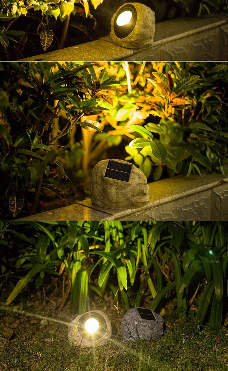 Rocky Light Solar Outdoor Lamp | Lighting | LED | plastic | Premium Lighting Solution