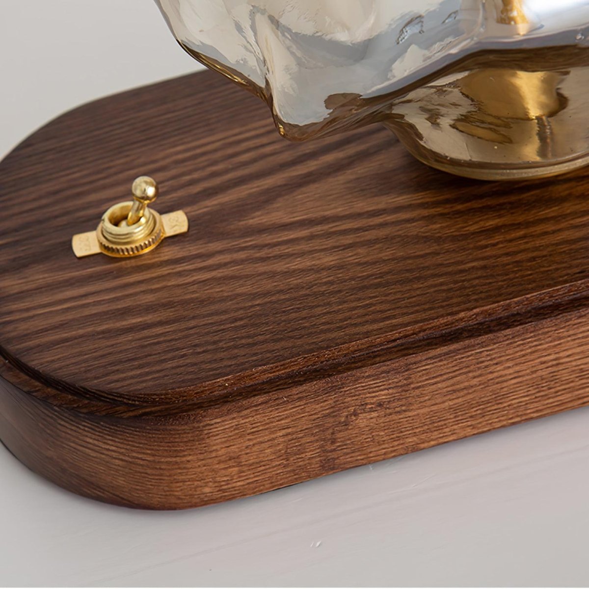 Frosted Glass Table Lamp | Table Lamp | wood/Glass/PC/ABS | Sleek Table Accent