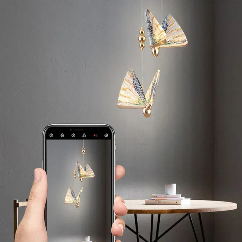 VleugelLicht Decorative Butterfly Hanging Lamp | Lighting | LED | metal | 90-260V | Premium Lighting Solution