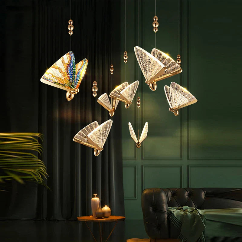 VleugelLicht Decorative Butterfly Hanging Lamp | Lighting | LED | metal | 90-260V | Premium Lighting Solution