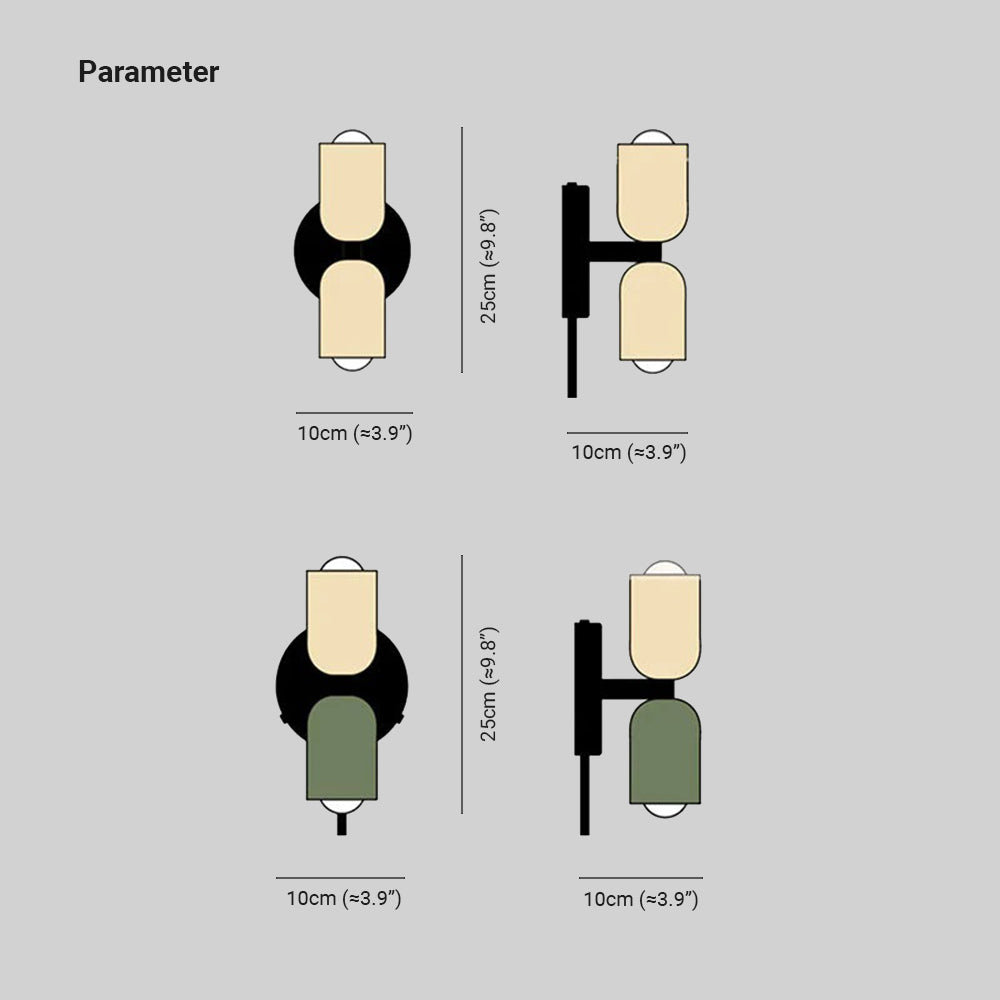 Aurora Modern Wall Lamp Metal | Wall Lamp | Led | metal | Elegant Wall Illumination