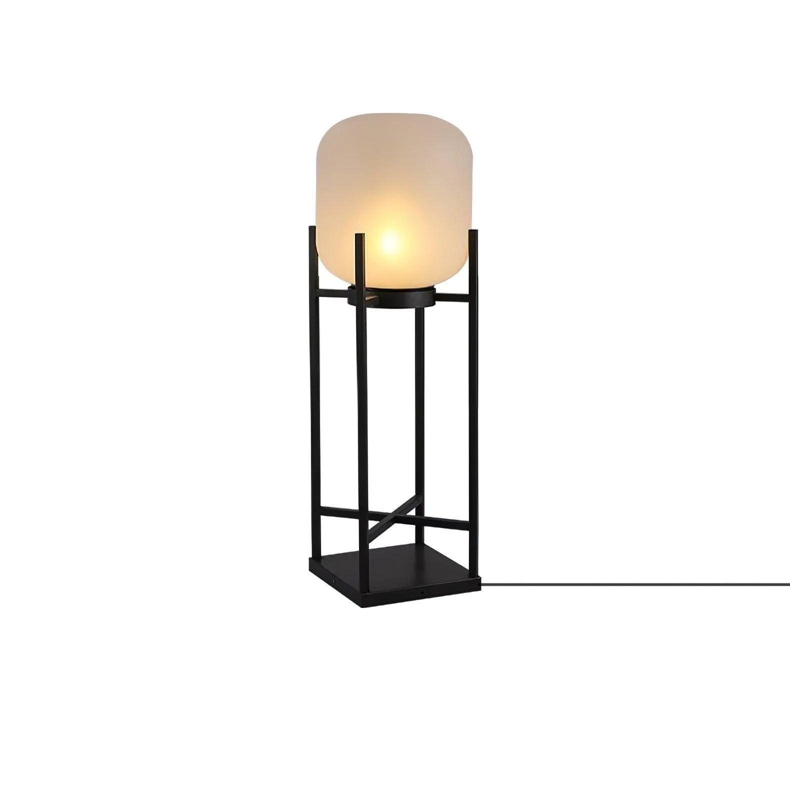 Solar floor lamp lantern outdoor | Floor Lamp | LED | glass | 240v | Stylish Floor Lighting