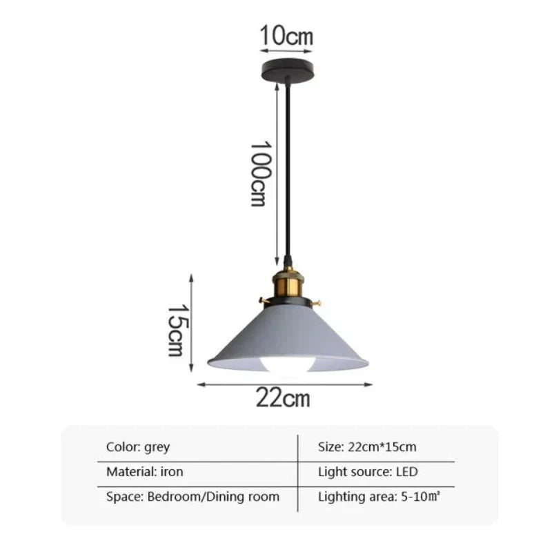 Industrial Elegance Horn Hanging Lamp | Lighting | LED | 90-260V | Premium Lighting Solution