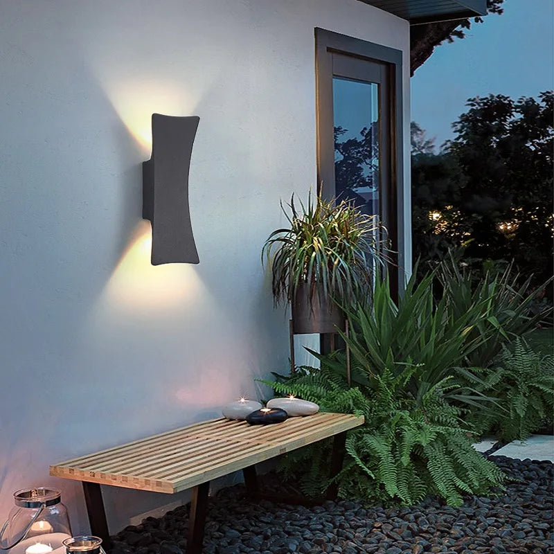 UrbanGlow Sleek outdoor wall lamps | Wall Lamp | LED | aluminum | 10W | Elegant Wall Illumination