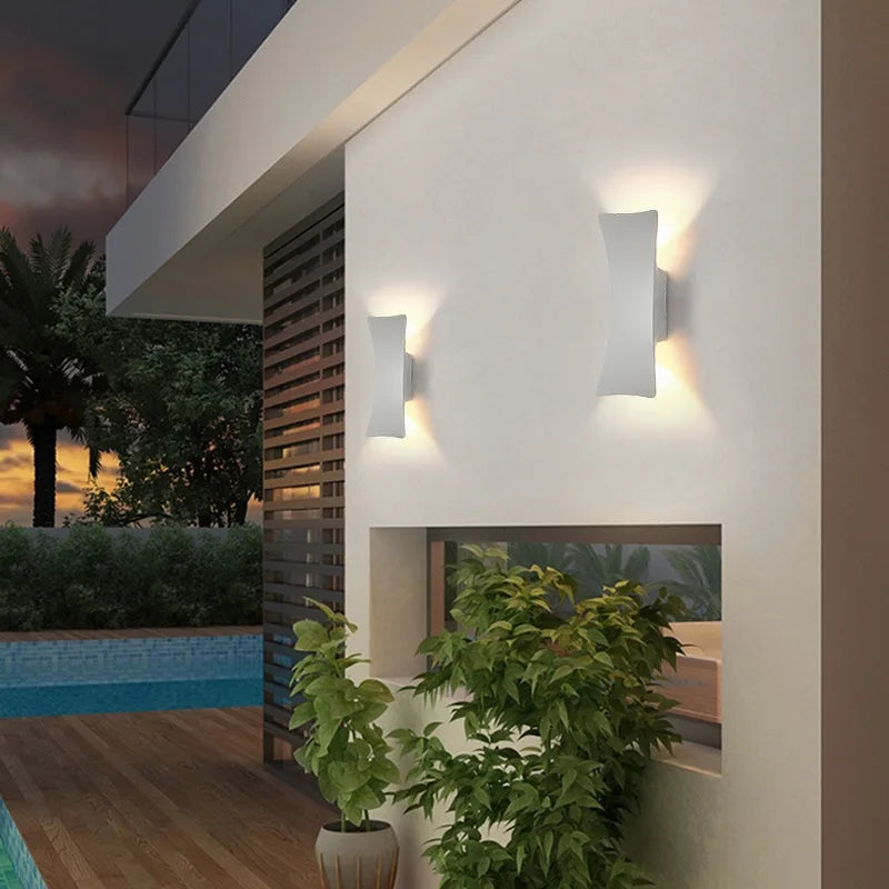 UrbanGlow Sleek outdoor wall lamps | Wall Lamp | LED | aluminum | 10W | Elegant Wall Illumination