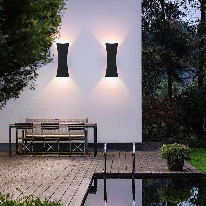 UrbanGlow Sleek outdoor wall lamps | Wall Lamp | LED | aluminum | 10W | Elegant Wall Illumination