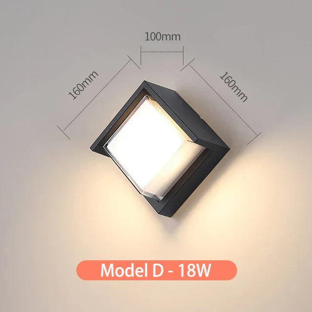 MoonGlow External Wall Lamp Outdoors | Wall Lamp | LED | Elegant Wall Illumination