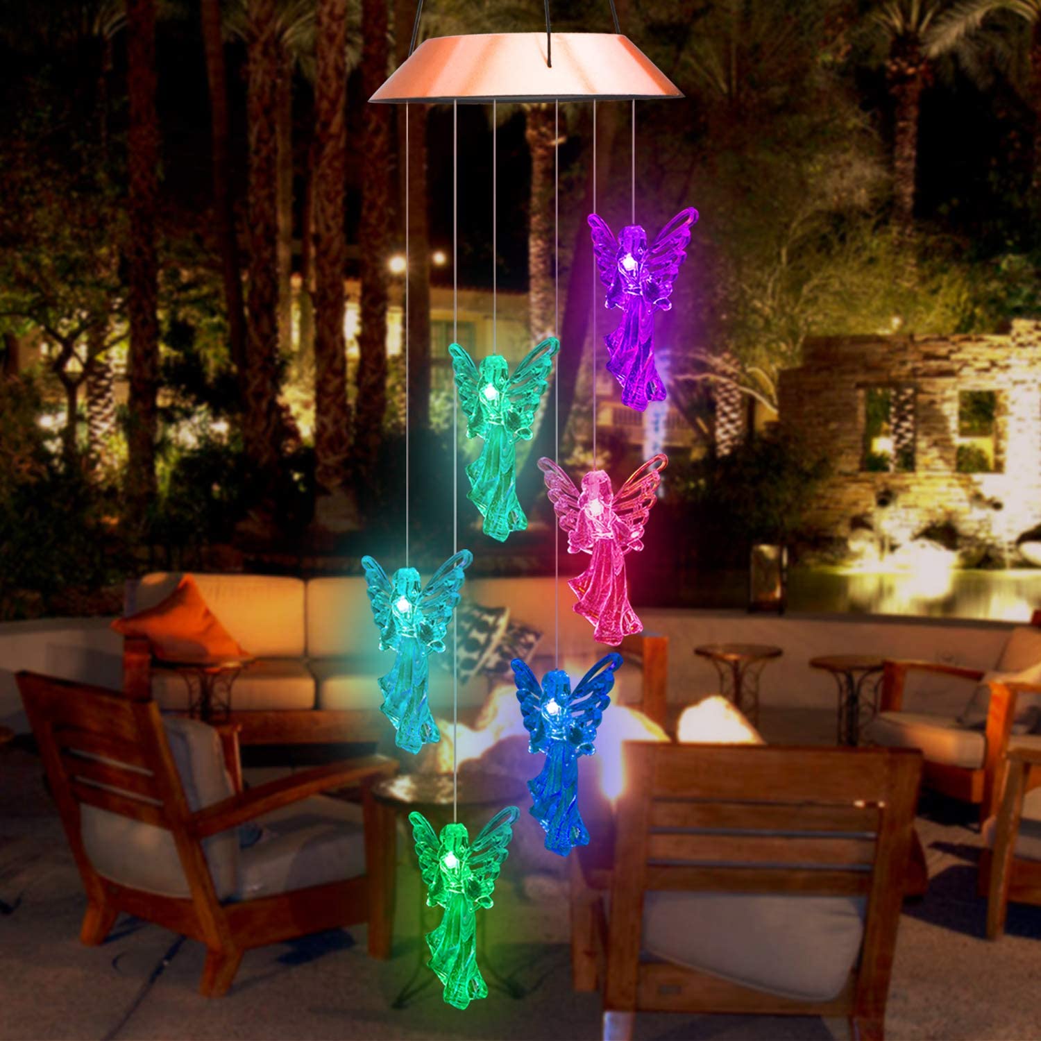 Solar Guardian Angel Wind Chimes | Lighting | LED | Premium Lighting Solution