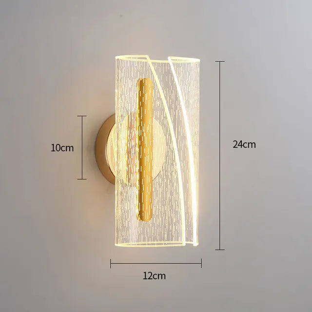 AuroraScand Scandinavian Wall Lamp | Wall Lamp | Led | Neutral White | metal/plastic | 8W | 220V | Elegant Wall Illumination