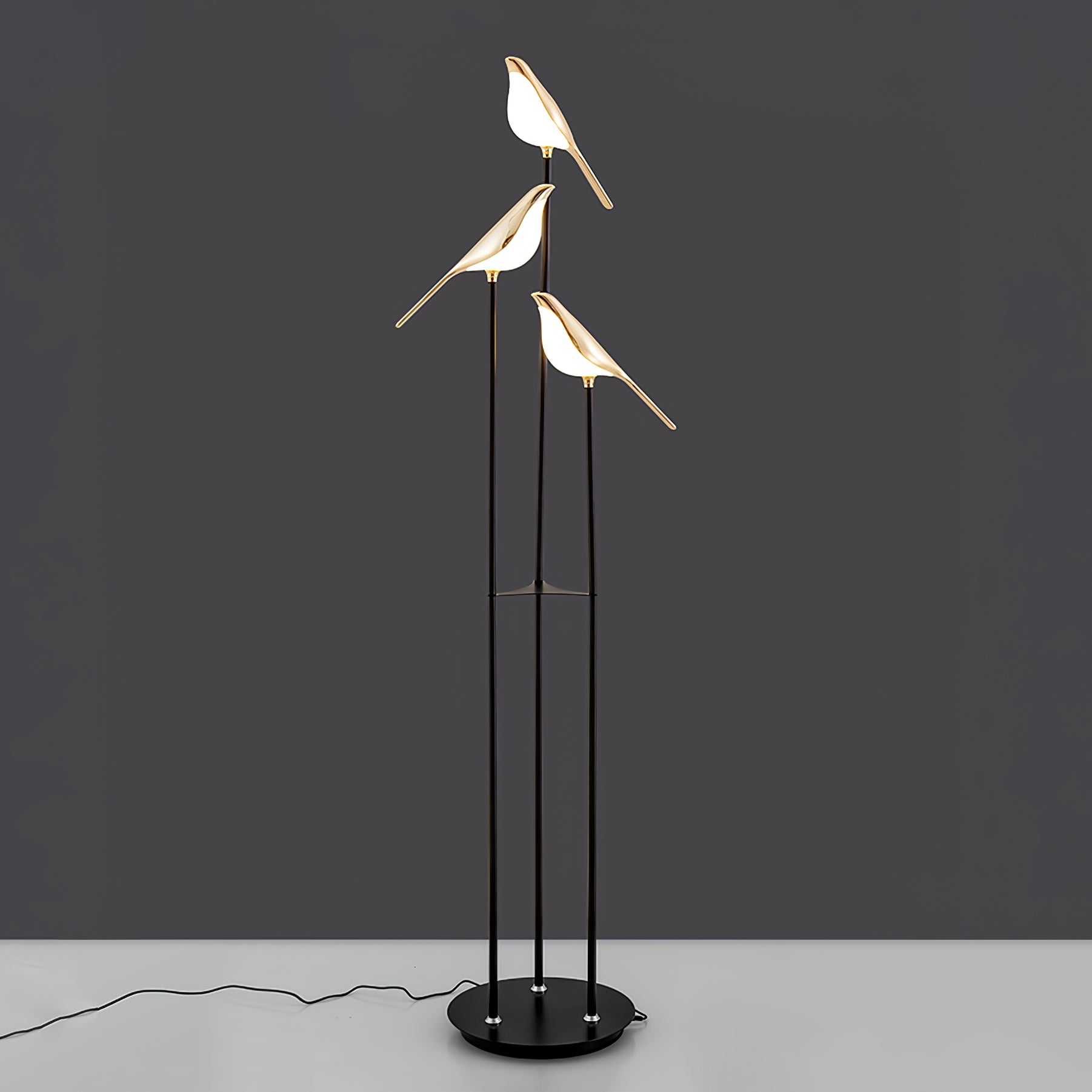 Magpie Perch Torch Lamp Floor | Floor Lamp | LED | acrylic/aluminum/metal | 240v | Stylish Floor Lighting