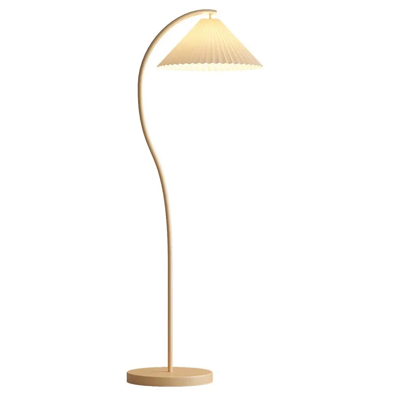 Modern fabric floor lamp | Floor Lamp | LED | wood | 15w | 20v/260v | Stylish Floor Lighting