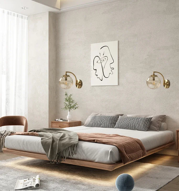 LumiCrystal Modern Glass Wall Lamp | Wall Lamp | Led | Warm White | glass/metal | 10W | 220V - 240V | Elegant Wall Illumination