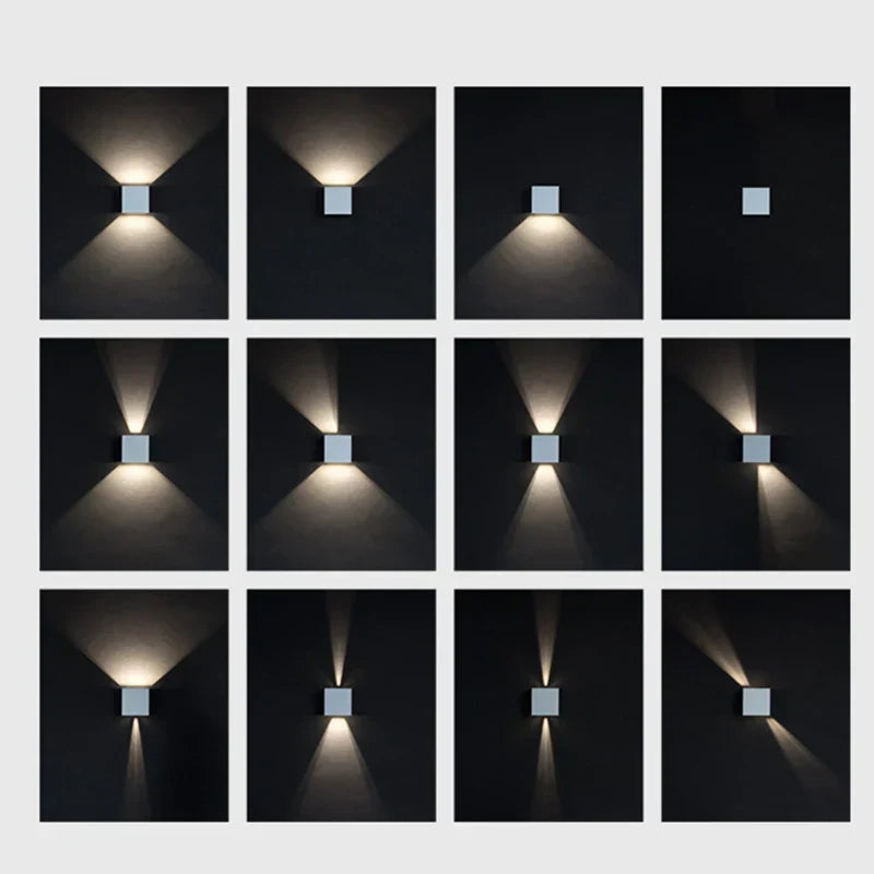 CityGlow Stylish Outdoor Wall Lamp | Wall Lamp | aluminum | 85-265V | Elegant Wall Illumination