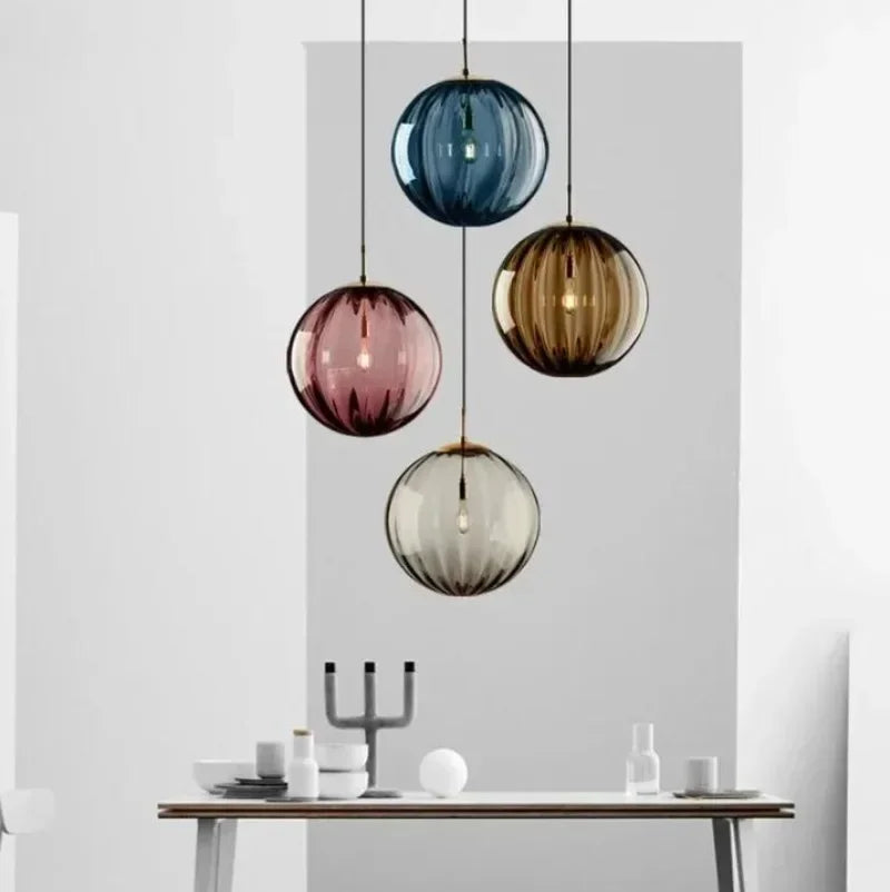 AuroraGlobe Modern Hanging Lamp | Lighting | LED | glass | Premium Lighting Solution