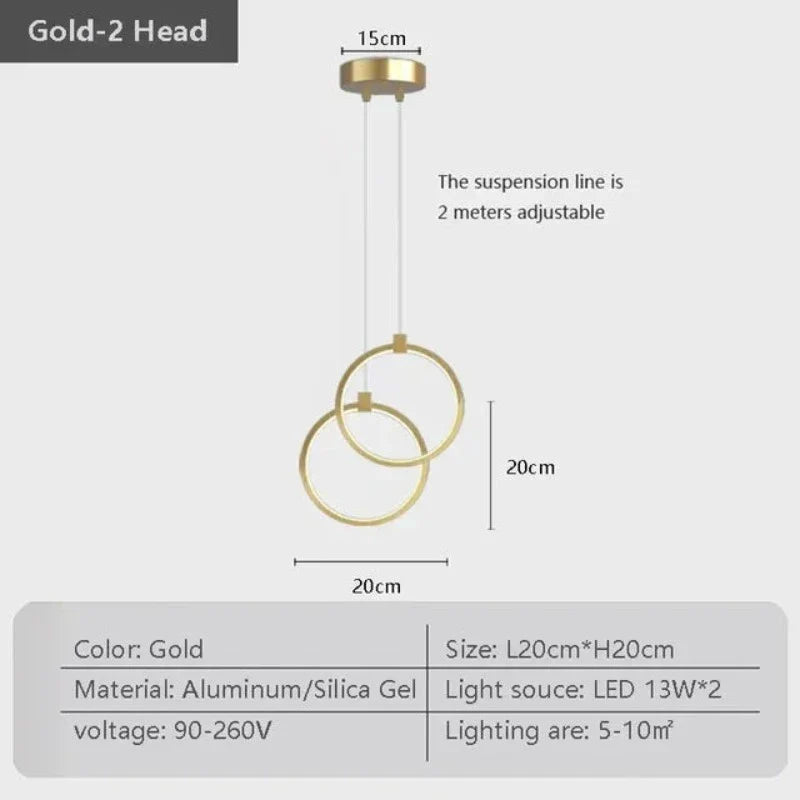 MetroLicht Stylish Hanging Lamps | Lighting | LED | glass/metal | 90-260V | Premium Lighting Solution